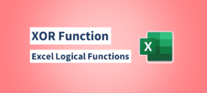 Excel XOR function featured image